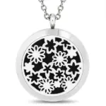 Floral Bouquet Diffuser Necklace with Chain